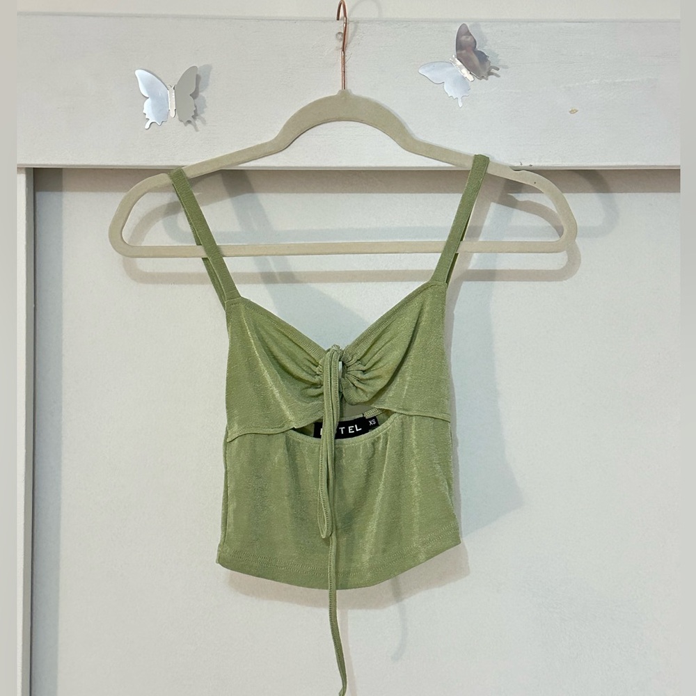 Motel rocks green cami top